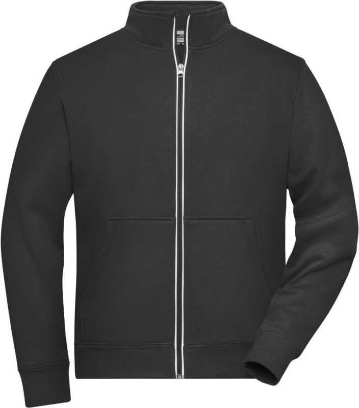 Daiber JN 1810 Pánská pracovní mikina Doubleface - Solid 02.1810 black