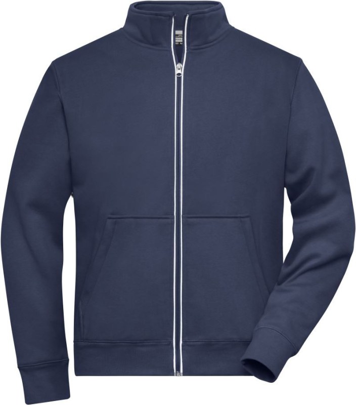 Daiber JN 1810 Pánská pracovní mikina Doubleface - Solid 02.1810 navy