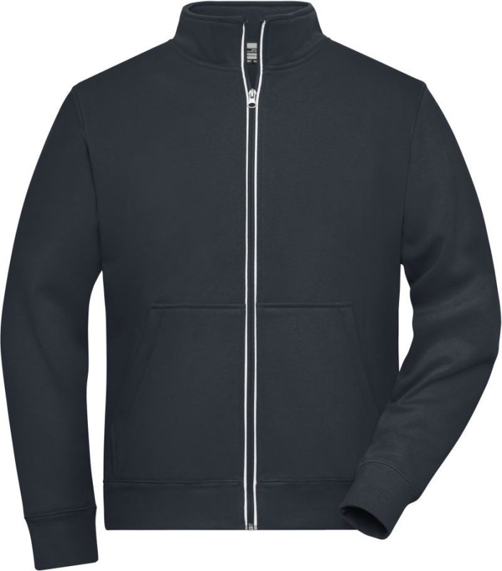 Daiber JN 1810 Pánská pracovní mikina Doubleface - Solid 02.1810 carbon