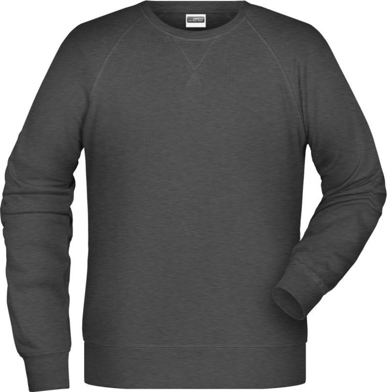 Daiber 8022 Pánská raglánová mikina 02.8022 black heather