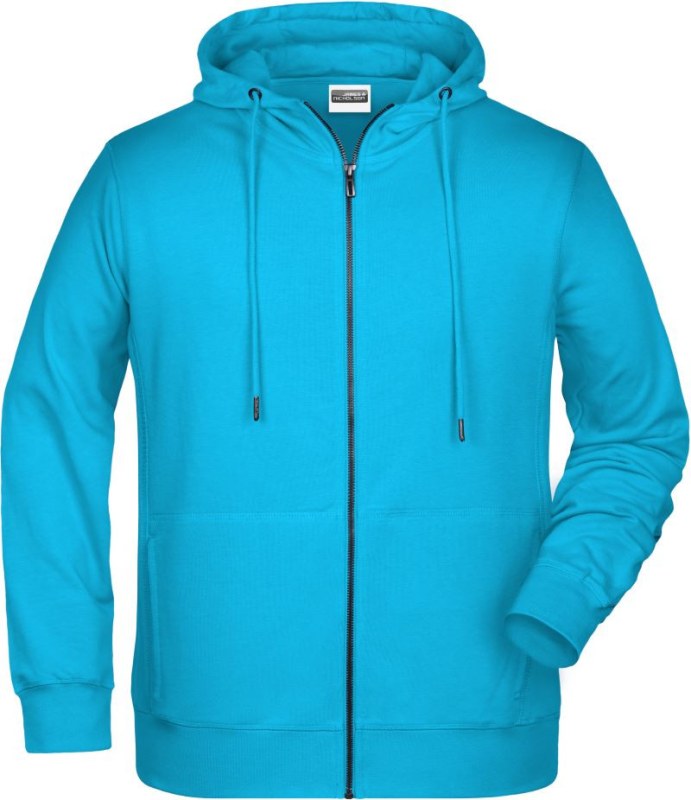 Daiber 8026 Pánská mikina s kapucí 02.8026 turquoise