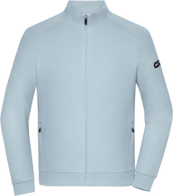 Daiber 8054 Pánská interlock mikina 02.8054 milky blue