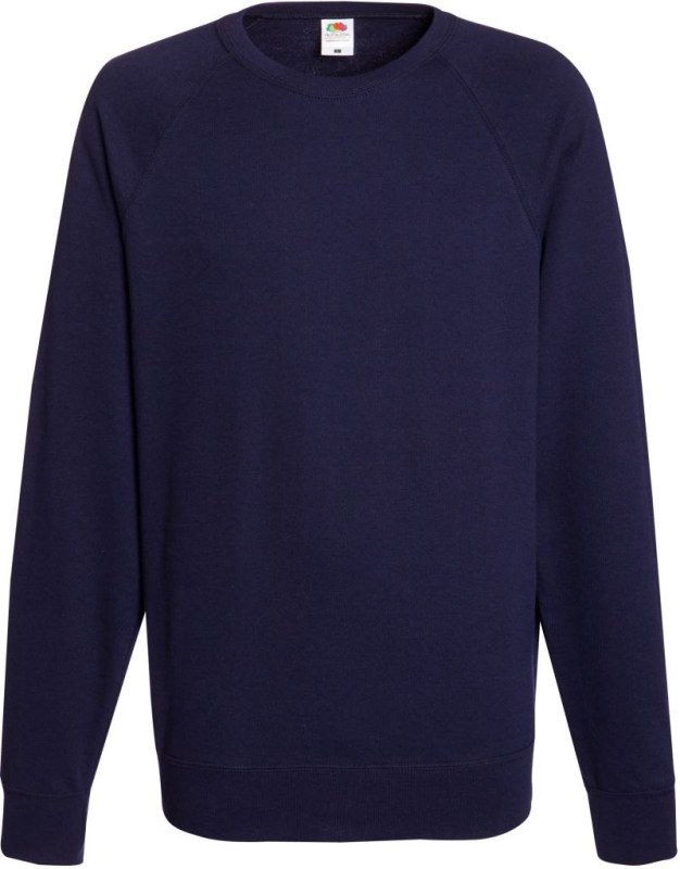 Fruit of the Loom Lightweight Raglan Sweat Pánská raglánová mikina 16.2138 deep navy