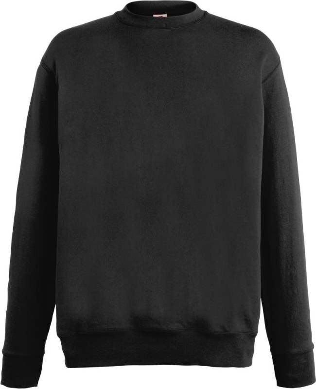 Fruit of the Loom Lightweight Set-In Sweat Pánská mikina 16.2156 black - Pánské oblečení mikiny