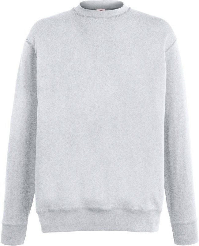 Fruit of the Loom Lightweight Set-In Sweat Pánská mikina 16.2156 heather grey