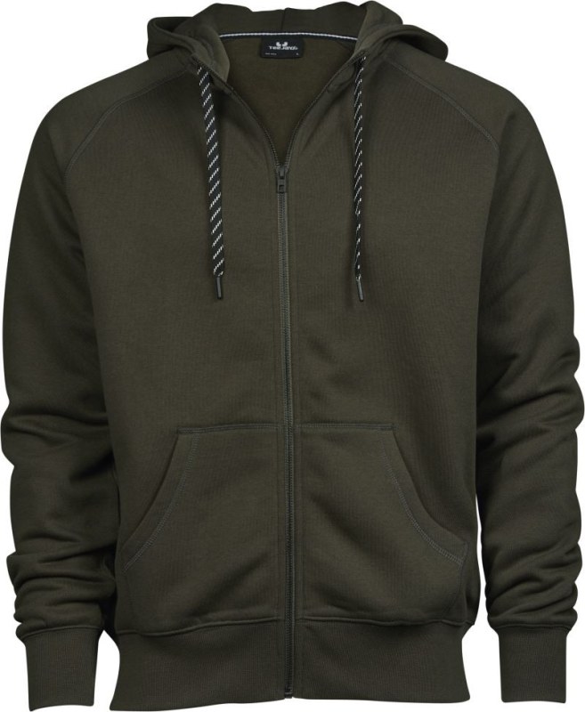 Tee Jays TJ 5435 Pánská mikina s kapucí 18.5435 dark olive