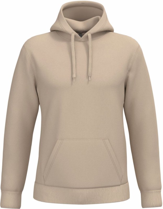 Kariban K 476 Pánská mikina s&nbsp;kapucí 20.K476 light sand - Pánské oblečení mikiny
