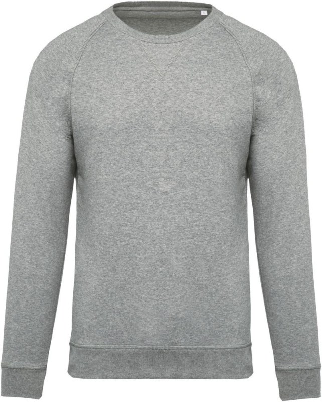 Kariban K 480 Pánská raglánová mikina z bio bavlny 20.K480 grey heather