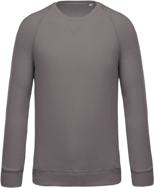 Kariban K 480 Pánská raglánová mikina z bio bavlny 20.K480 storm grey
