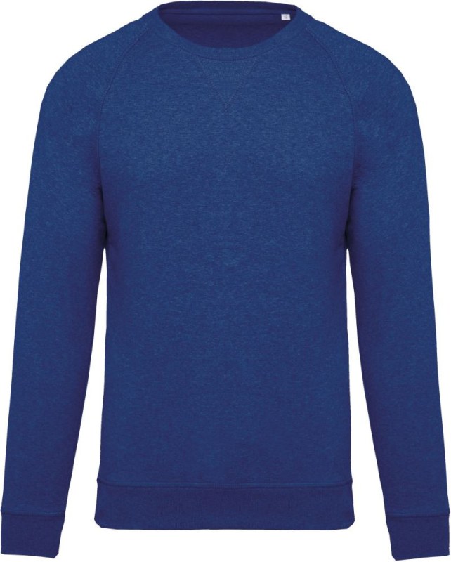 Kariban K 480 Pánská raglánová mikina z bio bavlny 20.K480 ocean blue heather