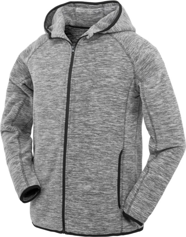 Spiro S 245M Pánská mikrofleecová mikina s&nbsp;kapucí 29.245M grey/black - Pánské oblečení mikiny