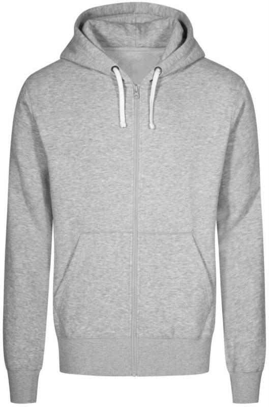 Promodoro 1650 Pánská mikina s kapucí "X.O" 40.1650 heather grey