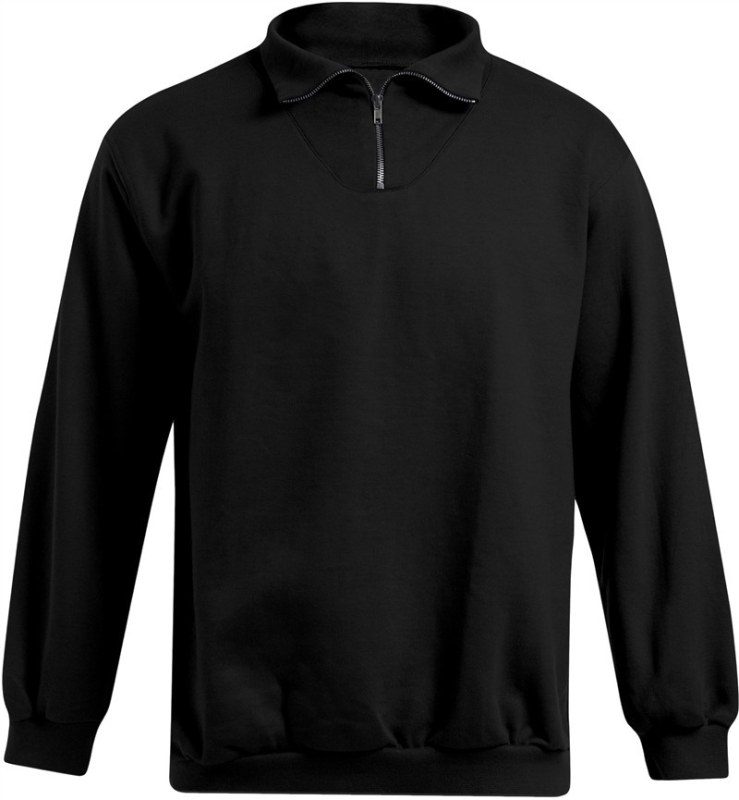 Promodoro 5050 Pánska mikina s 1/4 zipem "Troyer" 40.5050 black