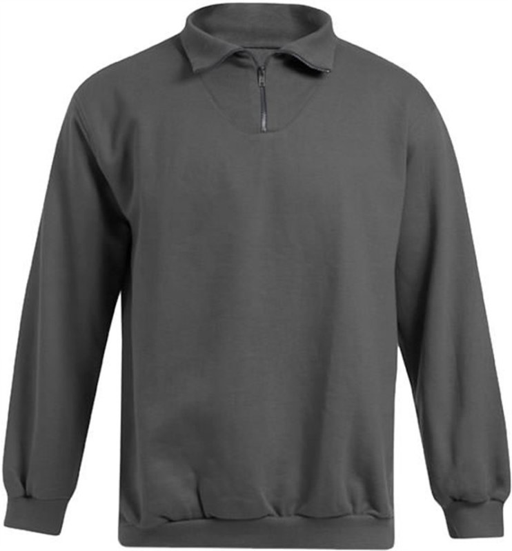 Promodoro 5050 Pánska mikina s 1/4 zipem "Troyer" 40.5050 graphite