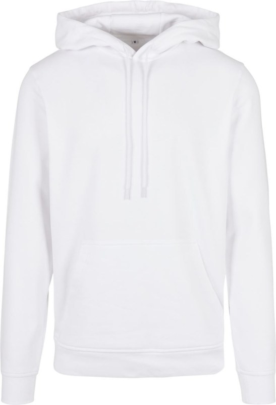 Build your Brand BB 001 Pánská mikina s kapucí 56.B001 white