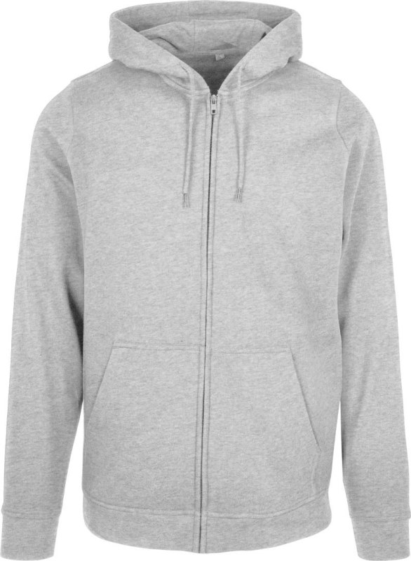 Build your Brand BB 008 Pánská mikina s kapucí 56.B008 heather grey