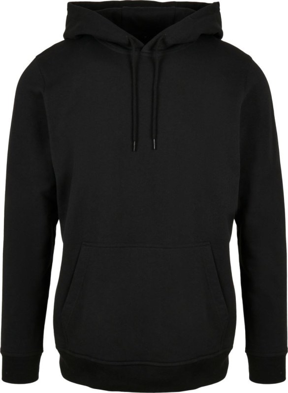 Build your Brand BB 001 Pánská mikina s&nbsp;kapucí 56.B01X black - Pánské oblečení mikiny