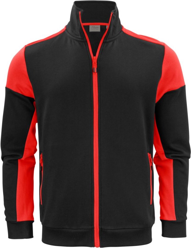 Printer Prime Sweater Full Zip Men Pánská mikina 61.2061 black/red