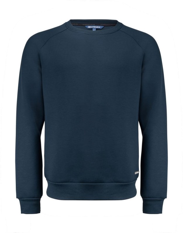 Cutter & Buck Pemberton Crewneck Men Pánská mikina 68.8422 dark navy - Pánské oblečení mikiny