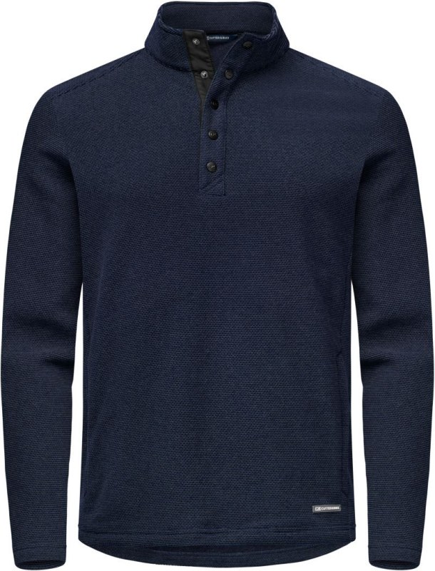 Cutter & Buck Hunts Fleece Men Pánská fleecová mikina "Hunts Point" 68.8428 dark navy - Pánské oblečení mikiny