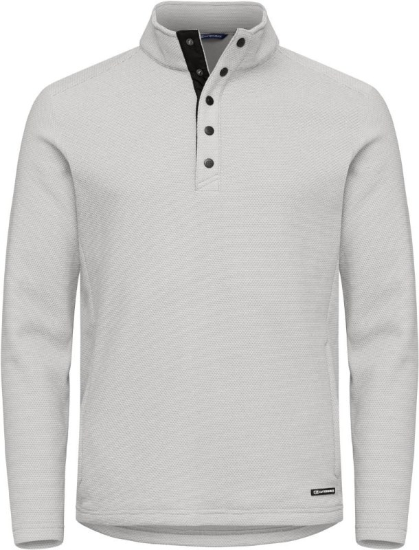 Cutter & Buck Hunts Fleece Men Pánská fleecová mikina "Hunts Point" 68.8428 silver