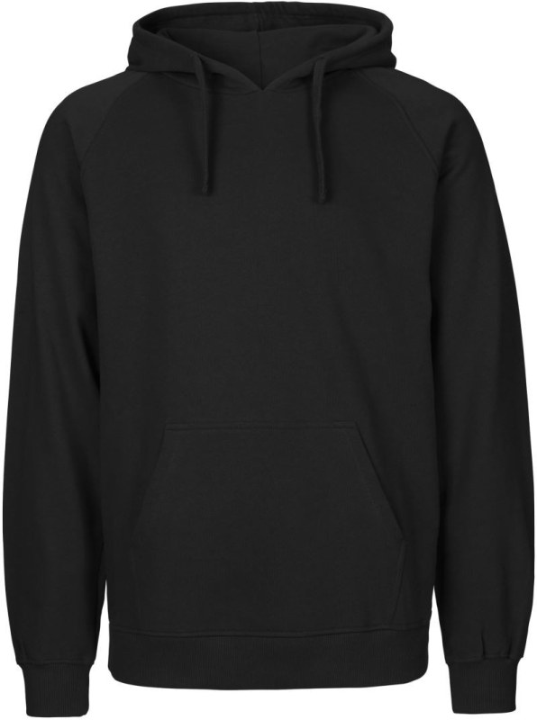 Neutral O 63101 Pánská mikina s kapucí z bio bavlny 77.6311 black