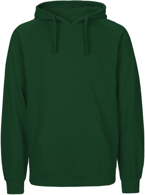 Neutral O 63101 Pánská mikina s kapucí z bio bavlny 77.6311 bottle green