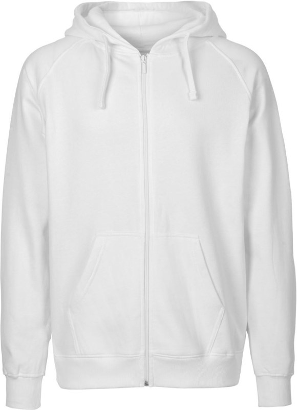 Neutral O 63301 Pánská mikina s kapucí z bio bavlny 77.6331 white