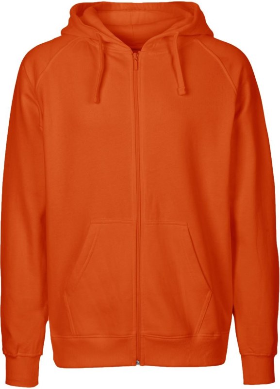 Neutral O 63301 Pánská mikina s&nbsp;kapucí z&nbsp;bio bavlny 77.6331 orange - Pánské oblečení mikiny