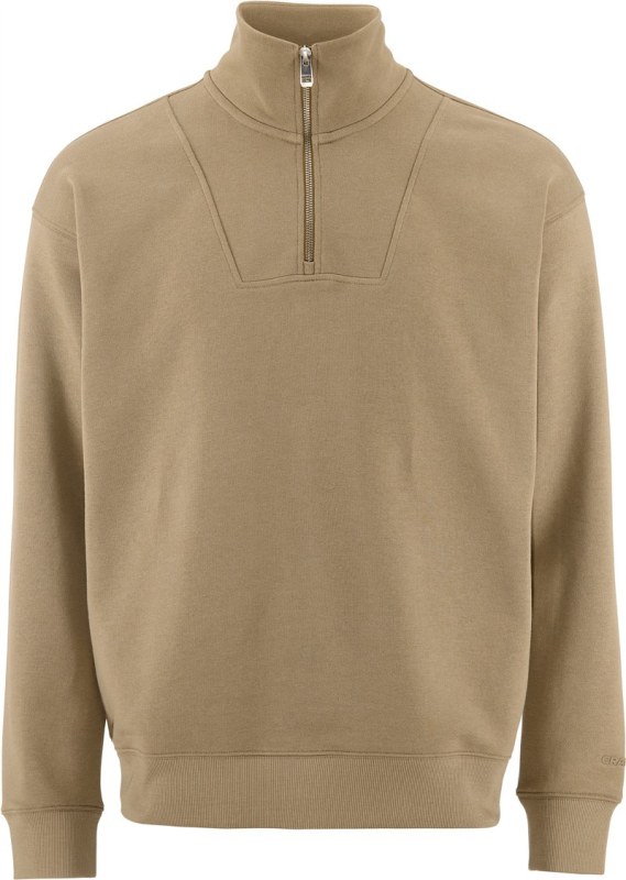 Craft Corporate Frequent Hz Sweatshirt M Pánska mikina s 1/4 zipem 81.6304 taupe