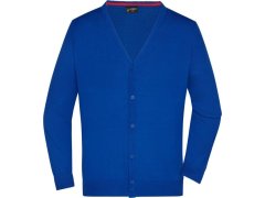 Daiber JN 661 Pánský pletený cardigan s výstřihem do V 02.0661 royal
