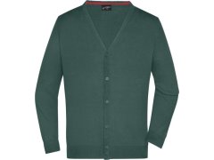 Daiber JN 661 Pánský pletený cardigan s výstřihem do V 02.0661 forest green