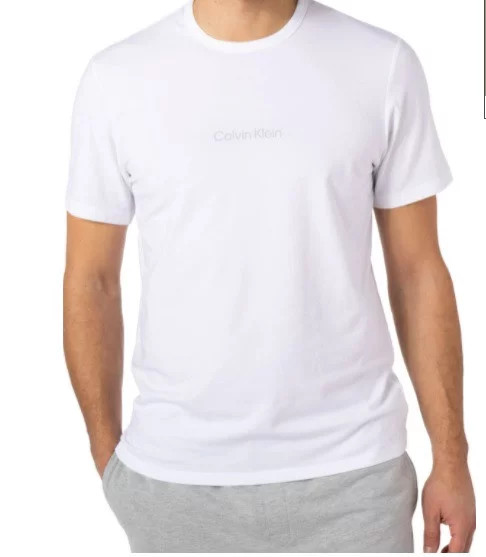 Pánské triko - NM2170E - 100 - bílá - Calvin Klein