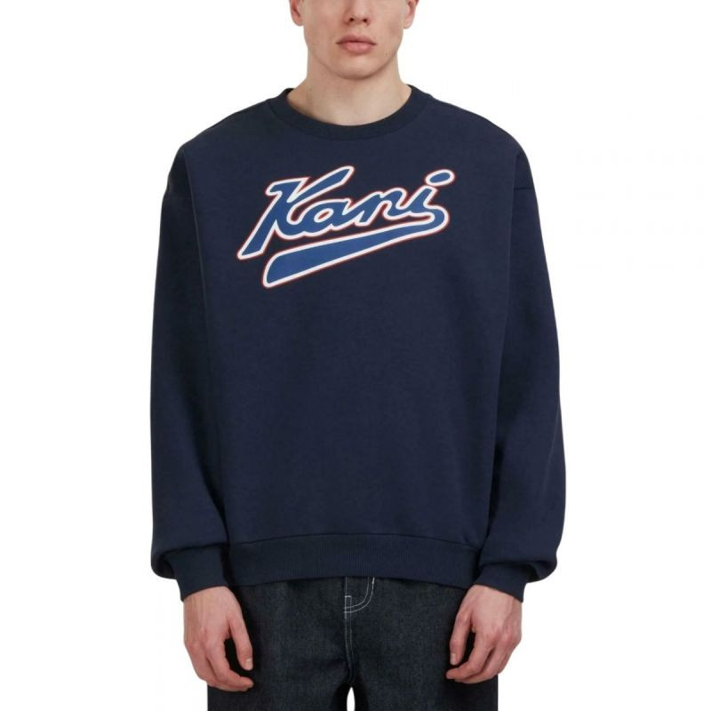 Pánská mikina s&nbsp;kulatým výstřihem Karl Kani Varsity Print Os PD00007519 - Pánské oblečení oblečení