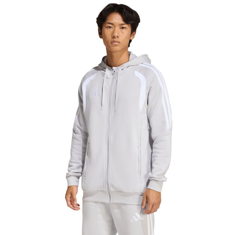 Pánské mikiny adidas Tiro 26 League Sweat Full Zip Hoody šedé KF3319 pánské