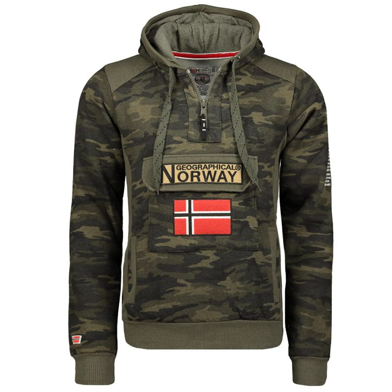 Geographical Norway GYMCLASS MEN CAMO 100 (WT1663H/GN/MILITAIRE KAKI)