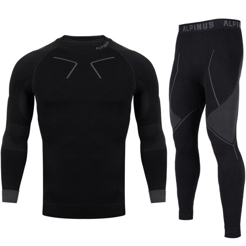 Alpinus Tactical Base Layer Set black-grey M GT43276 pánské - Pánské oblečení oblečení