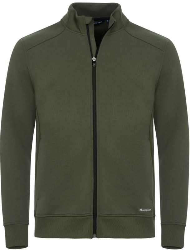 Cutter & Buck Pemberton Cardigan Full Zip Men Pánský cardigan 68.8426 ivy green