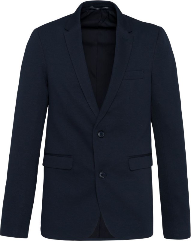 Kariban K 6132 Pánský blejzr 20.6132 night navy heather - Pánské oblečení obleky