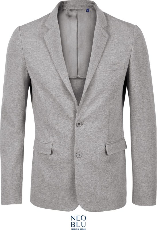 NEOBLU Marcel Men Pánský piqué blejzr 24.3169 grey melange - Pánské oblečení obleky