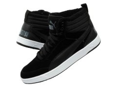 Puma – pánské boty Rebound Street, černé, nad kotníkem, zateplené