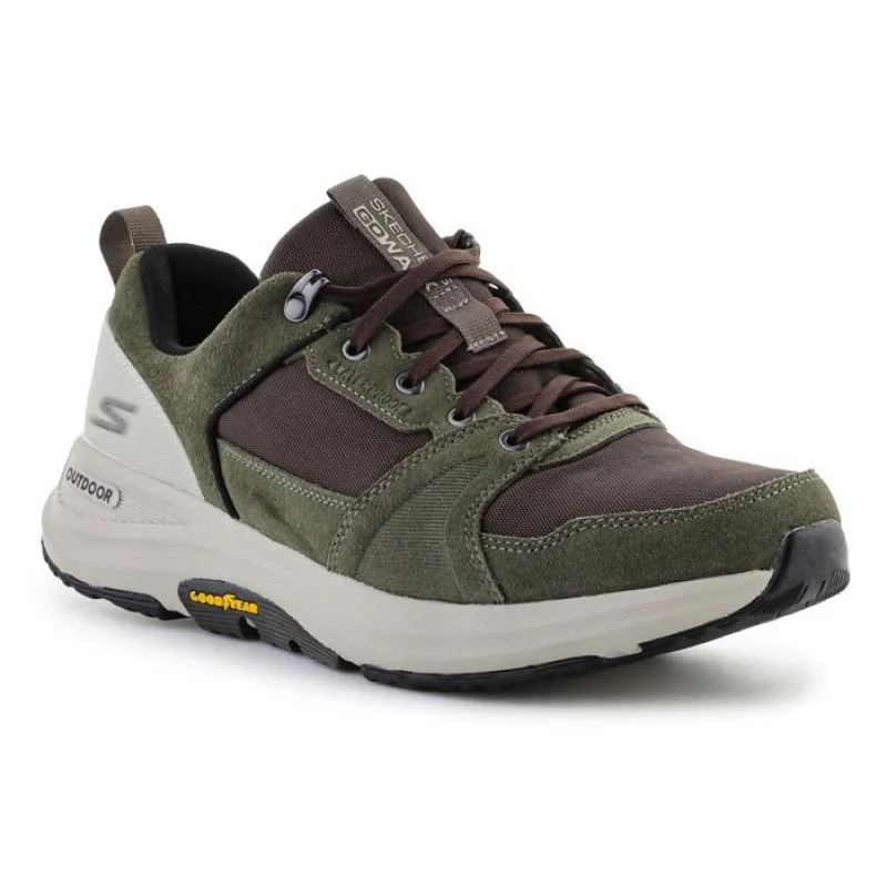 Pánské boty M 216106-OLBR zeleno-béžové - Skechers - Pánské oblečení obuv Ostatní obuv