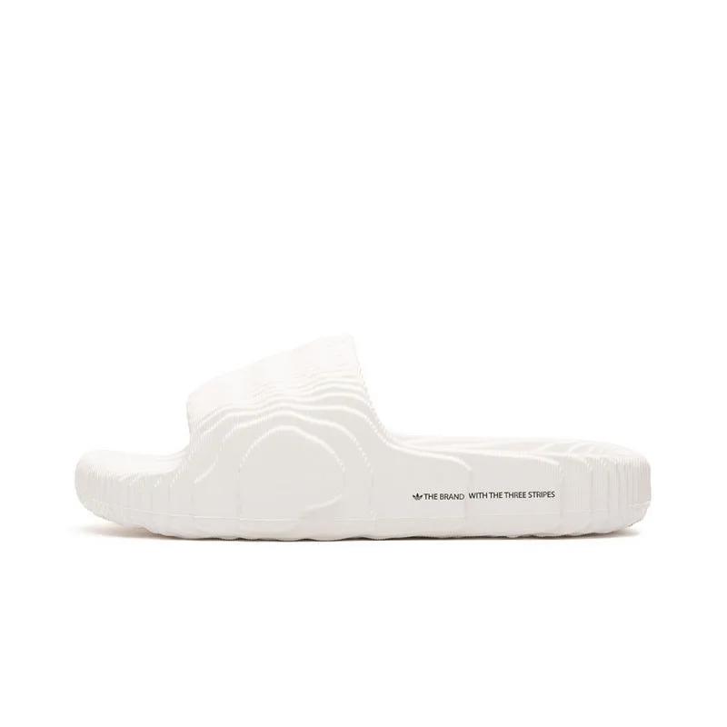 Dámské/pánské žabky adidas Adilette 22 Crystal White s&nbsp;pohodlnou tvarovanou podrážkou white (HQ4672) - Pánské oblečení obuv Pantofle a&nbsp;žabky