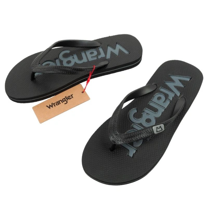 Boty Wrangler pánské Cole Flipflop black žabky