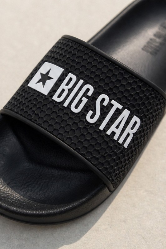 Pánské pantofle Big Star JJ174505 Černé - Pánské oblečení obuv Pantofle a&nbsp;žabky