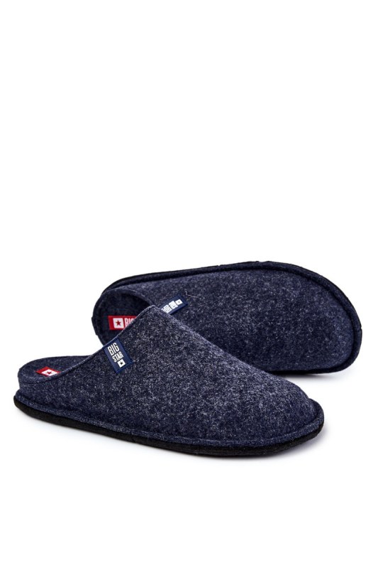 Klasické pánské pantofle Big Star KK176004 Námořnická modrá