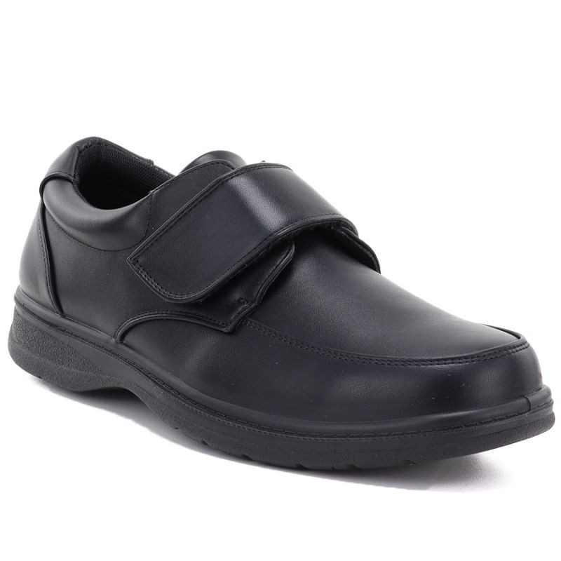 Pánské polobotky s&nbsp;suchým zipem, černé, Vanhorn Z26-TO90404 - Pánské oblečení obuv Polobotky