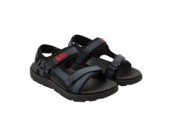 Lee Cooper pánské boty na suchý zip sandály na letní pláž světle modré černé