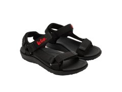 Lee Cooper pánské boty na suchý zip sandály na letní pláž světle černé