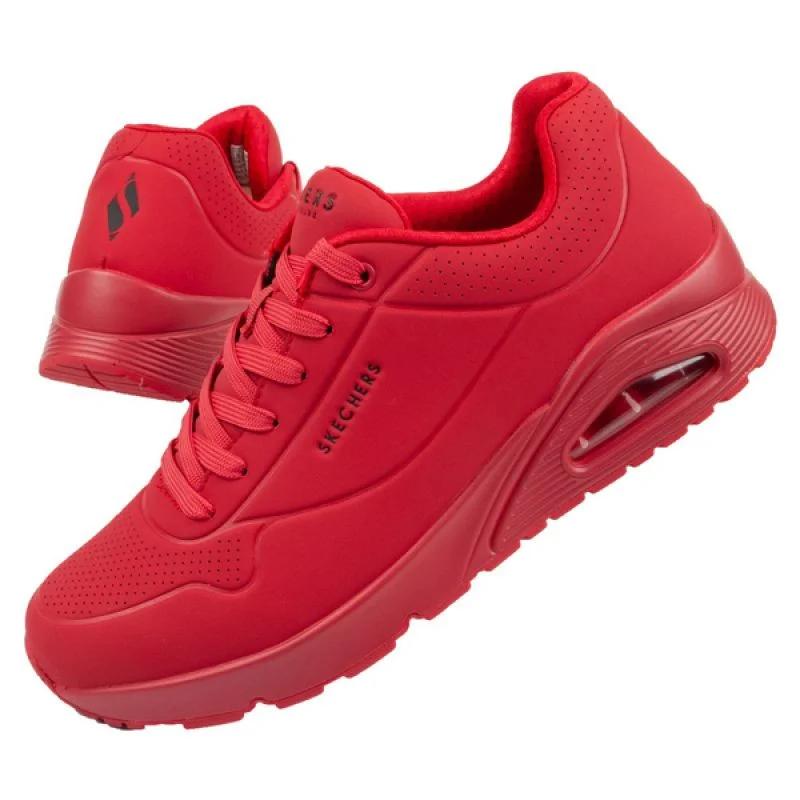 Boty Skechers Uno M 52458/RED - Pánské oblečení obuv Sportovní a&nbsp;outdoorová obuv